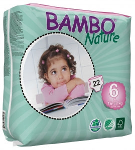 BAMBO BLE NATURE XL 16-30 KG 22 stk
