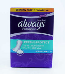 ALWAYS FRESH & PROTECT LINERS NORMAL
