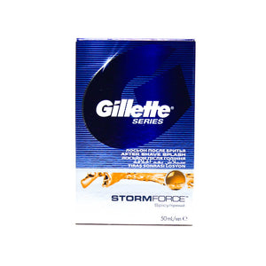 Gillette dark storm force aftershave 50ml.