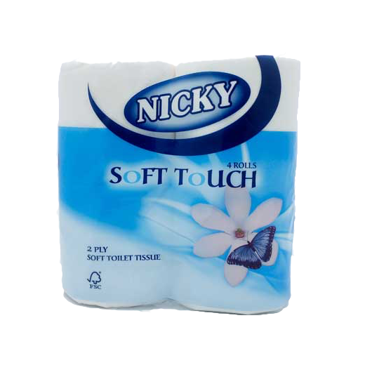 Nicky soft Toiletpapir - 4 ruller